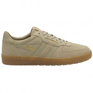 Gola Classics Hawk Suede '86 Sneakers Bone Gum CZ | TUVR-45390