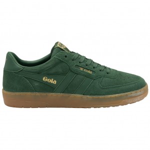 Gola Classics Hawk Suede '86 Sneakers Evergreen Gum CZ | FIPT-89162