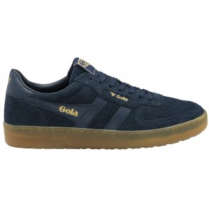 Gola Classics Hawk Suede '86 Sneakers Tmavě Blankyt CZ | YFRL-51049