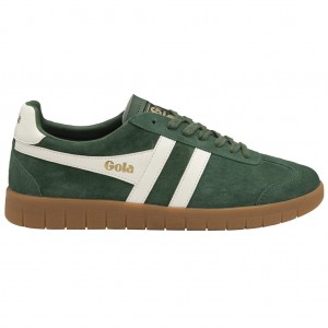 Gola Classics Hurricane Suede Sneakers Bílé CZ | DATJ-82437
