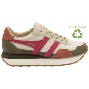 Gola Classics Indiana Sneakers Hnědožlutý CZ | AXEI-62784