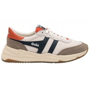 Gola Classics Jupiter Sneakers Bílé Tmavě Blankyt CZ | ONXC-65329