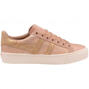 Gola Classics Orchid II Lizard Sneakers Růžové Zlaté CZ | QGDO-64591