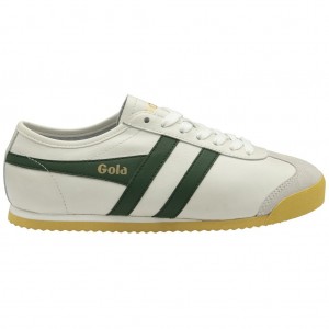 Gola Classics Race Leather Sneakers Bílé CZ | WEGY-89420