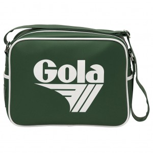 Gola Classics Redford Messenger Bag Zelene Bílé CZ | RCLG-31062