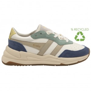 Gola Classics Saturn Quadrant Sneakers Bílé CZ | CTDN-14826