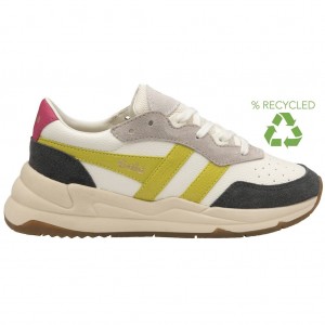 Gola Classics Saturn Quadrant Sneakers Bílé CZ | GAVY-29130