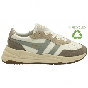 Gola Classics Saturn Quadrant Sneakers Bílé Světle Šedé CZ | IAGN-16025
