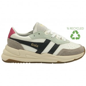 Gola Classics Saturn Quadrant Sneakers Bílé Šedé CZ | LJHG-01983