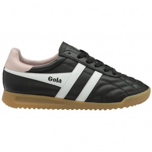 Gola Classics Stadium Sneakers Černé Bílé Růžové CZ | JQPR-73650