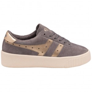 Gola Classics Super Court Metallic Sneakers Zlaté CZ | XRHL-01375