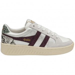 Gola Classics Superslam Blaze Sneakers Bílé CZ | SHOF-16829