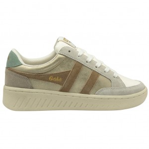 Gola Classics Superslam Blaze Sneakers Zlaté Světle Zelene CZ | UKLC-45736