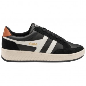 Gola Classics Superslam Sneakers Černé Bílé Oranžové CZ | NQIU-90374
