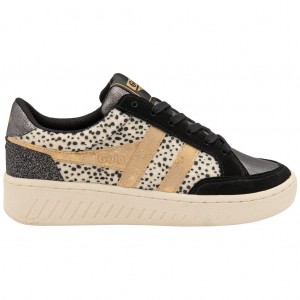 Gola Classics Superslam Sneakers Černé Zlaté CZ | UGOP-78693