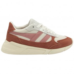 Gola Classics Tempest Sneakers Bílé Oranžové Koralove Růžové CZ | JRBD-63297