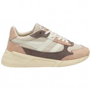 Gola Classics Tempest Sneakers Bílé Růžové CZ | RDCU-45972