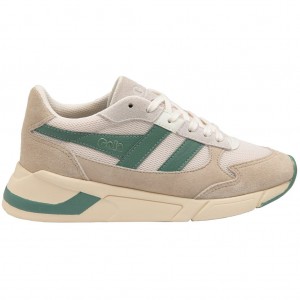 Gola Classics Tempest Sneakers Bílé Zelene CZ | BEWL-74612