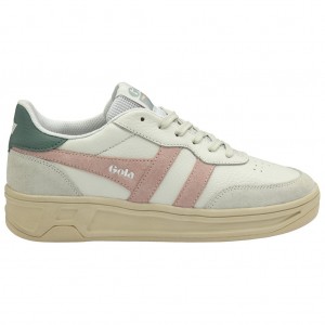 Gola Classics Topspin Sneakers Bílé Růžové CZ | YUBE-29678
