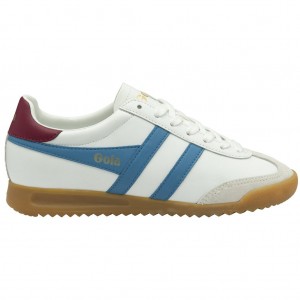 Gola Classics Torpedo Leather Sneakers Bílé CZ | LWQJ-28540