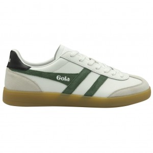Gola Classics Viper Leather Sneakers Bílé Černé CZ | ZSCW-46798