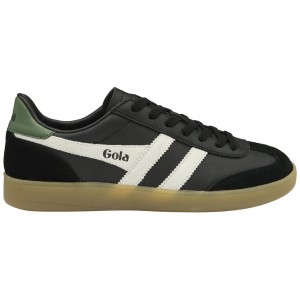 Gola Classics Viper Leather Sneakers Černé Bílé CZ | GFYW-45187