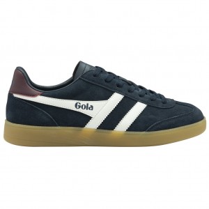 Gola Classics Viper Sneakers Tmavě Blankyt Bílé Vínové CZ | RGQJ-10728