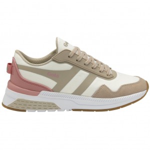 Gola Performance Atomics Sneakers Bílé Šedé Růžové CZ | ADZO-42093