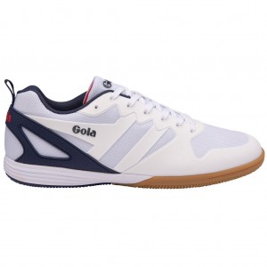 Gola Performance Echo TX Sneakers Bílé Tmavě Blankyt Červené CZ | PJAY-70625