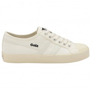 Gola Vegan Classics Coaster Shoes Bílé Bílé CZ | XCOQ-90364