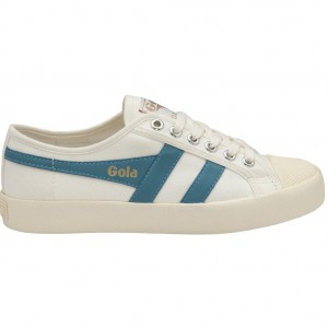 Gola Vegan Classics Coaster Shoes Bílé CZ | EAYG-20173