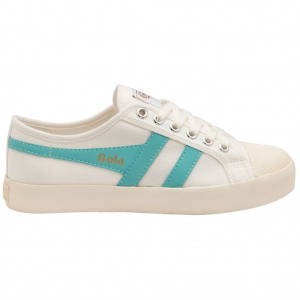Gola Vegan Classics Coaster Shoes Bílé CZ | JNLA-96107