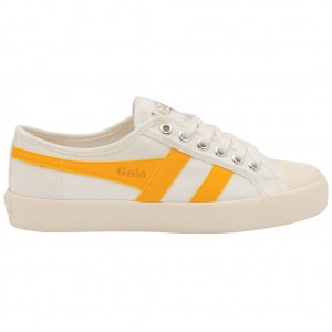 Gola Vegan Classics Coaster Shoes Bílé CZ | TQMX-16785