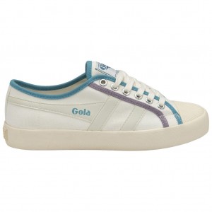 Gola Vegan Classics Coaster Smash Shoes Bílé CZ | KTDI-62730