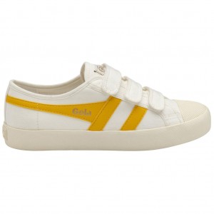 Gola Vegan Classics Coaster Strap Sneakers Bílé CZ | CNPG-42810