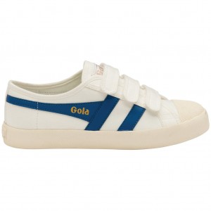 Gola Vegan Classics Coaster Strap Sneakers Bílé Blankyt CZ | DAWQ-04126