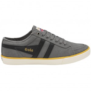 Gola Vegan Classics Comet Plimsoll Sneakers Černé CZ | WFJY-14038