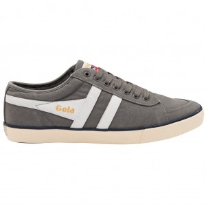 Gola Vegan Classics Comet Plimsoll Sneakers Bílé Tmavě Blankyt CZ | HGSW-89165