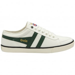 Gola Vegan Classics Comet Plimsoll Sneakers Bílé Černé CZ | OJWM-81967