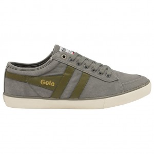 Gola Vegan Classics Comet Plimsoll Sneakers Šedé Hnědožlutý CZ | NGFX-38425