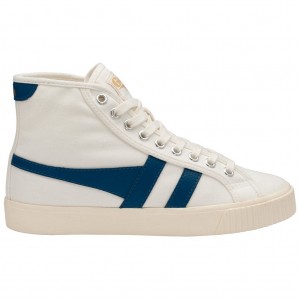 Gola Vegan Classics Tennis Mark Cox High Sneakers Bílé Blankyt CZ | XHPU-89106