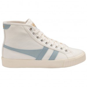 Gola Vegan Classics Tennis Mark Cox High Sneakers Bílé Blankyt CZ | IUYP-70864