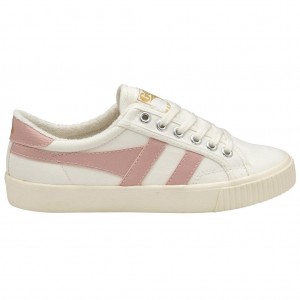 Gola Vegan Classics Tennis Mark Cox Sneakers Bílé Růžové CZ | BXGW-26439