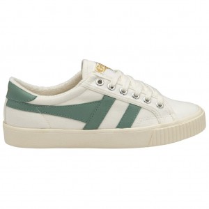 Gola Vegan Classics Tennis Mark Cox Sneakers Bílé Zelene CZ | YQNR-07293