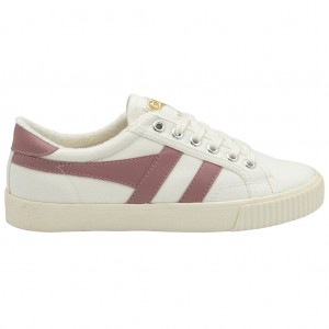 Gola Vegan Classics Tennis Mark Cox Sneakers Bílé Růžové CZ | QCXY-49178