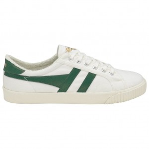 Gola Vegan Classics Tennis Mark Cox Sneakers Bílé Tmavě Zelene CZ | PUQL-73685