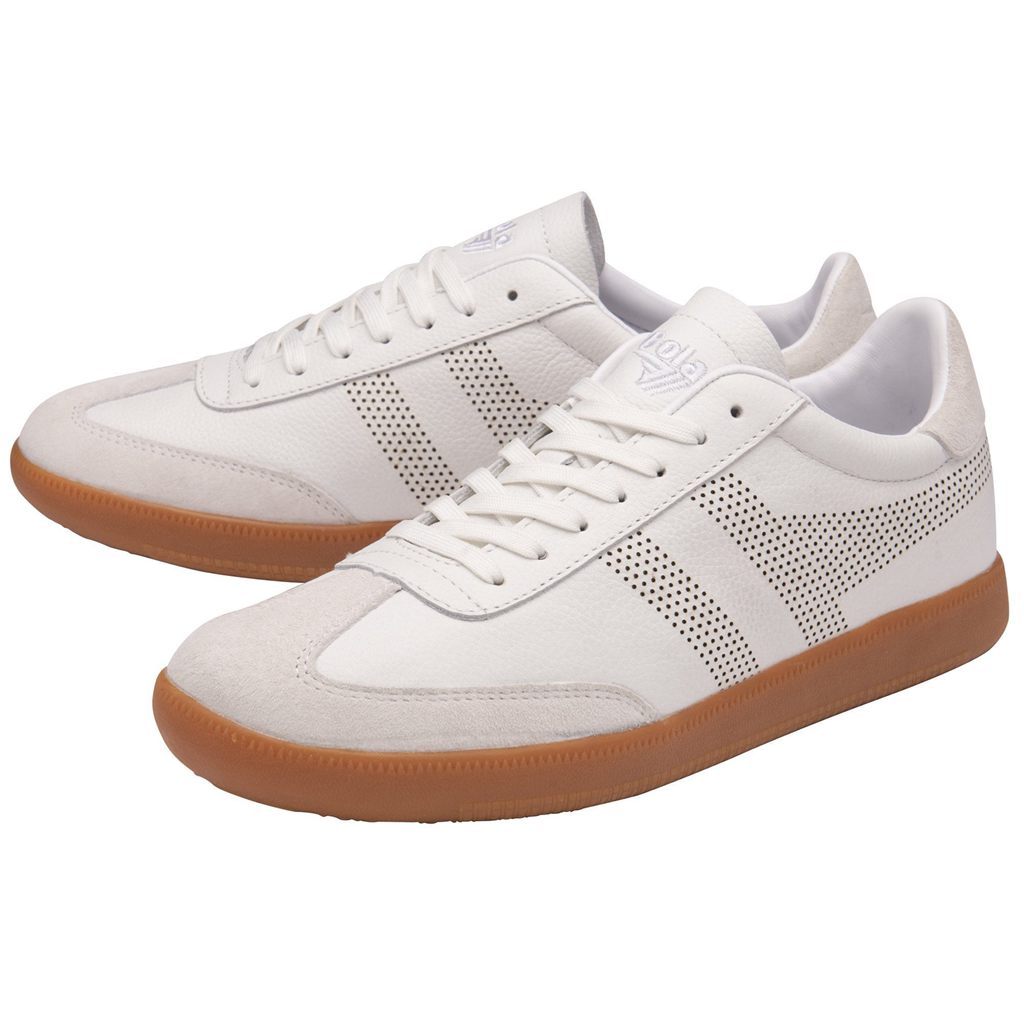 Gola Classics Ace Leather Sneakers Bílé CZ | XHMU-50361
