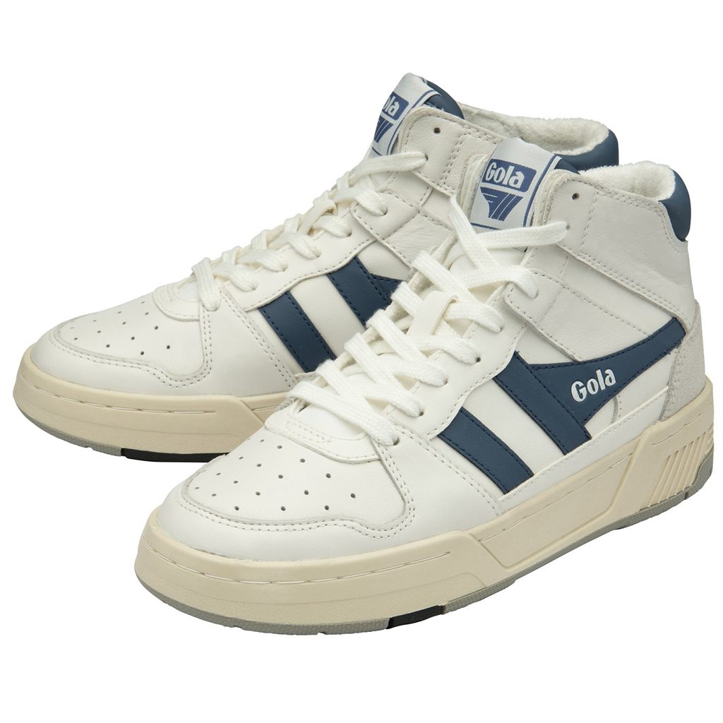 Gola Classics Allcourt High Sneakers Bílé CZ | KFQU-05629