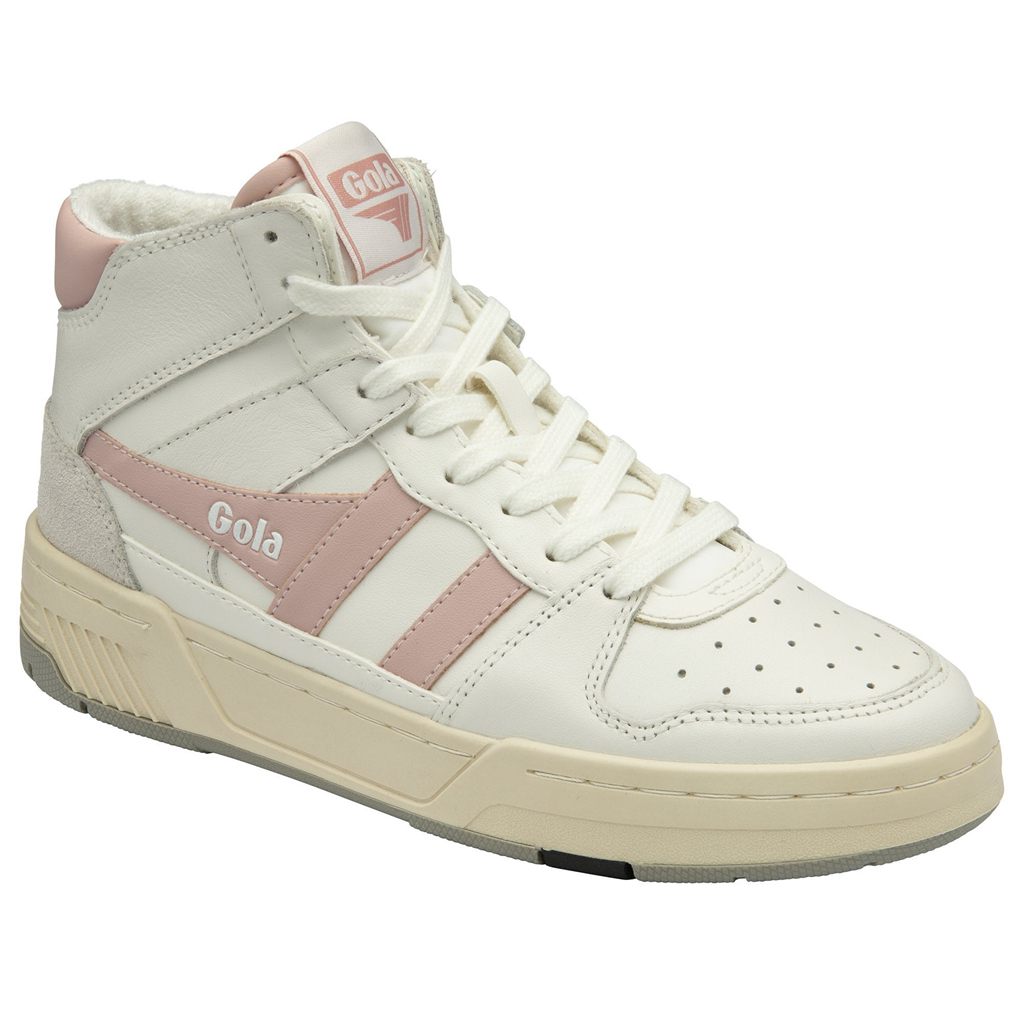 Gola Classics Allcourt High Sneakers Bílé Růžové CZ | MQWV-17409
