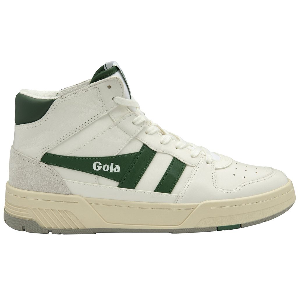 Gola Classics Allcourt High Sneakers Bílé Zelene CZ | HYJG-56120